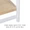 Honey Can Do 33" Small 3-Tier Wood & Metal Shelf